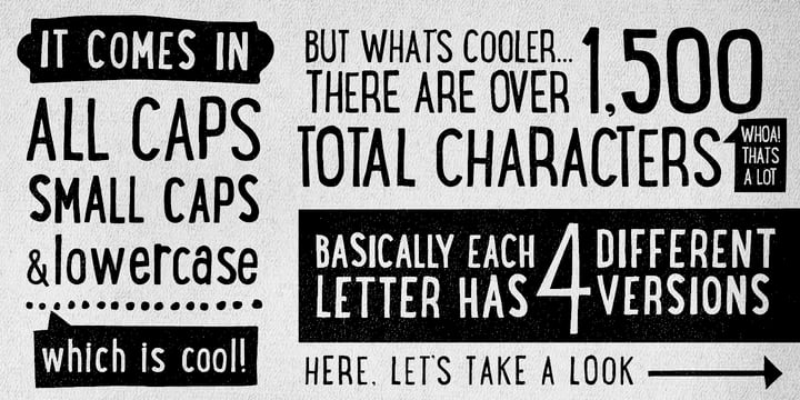 LunchBox Font Poster 2