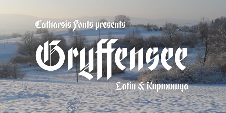 Gryffensee Font Poster 1