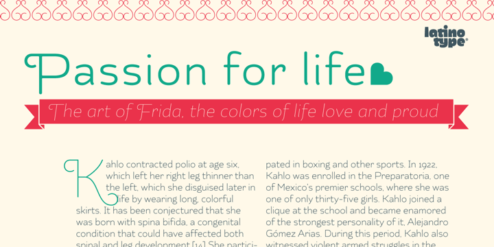 Kahlo Rounded Font Poster 11