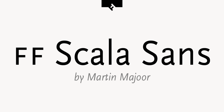 FF Scala Sans Font Poster 1