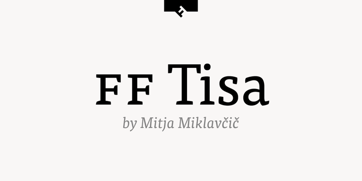 FF Tisa Font Poster 1
