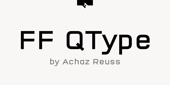 FF QType Font Poster 1