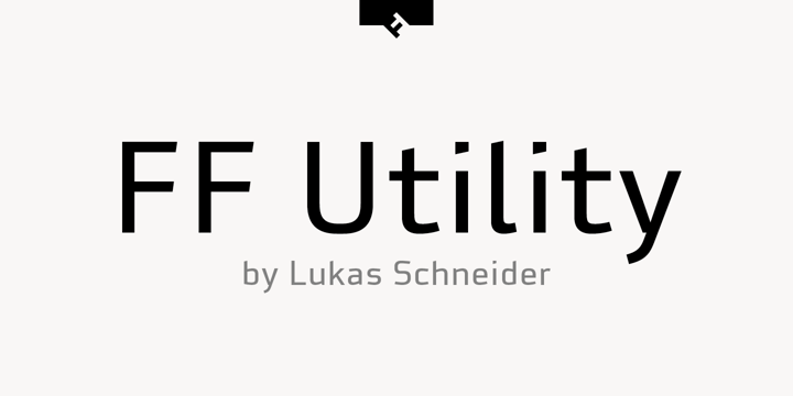 FF Utility Font Poster 1