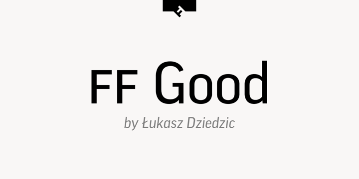 FF Good Font Poster 1