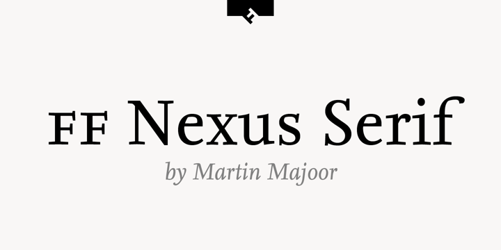 FF Nexus Serif Font Poster 1