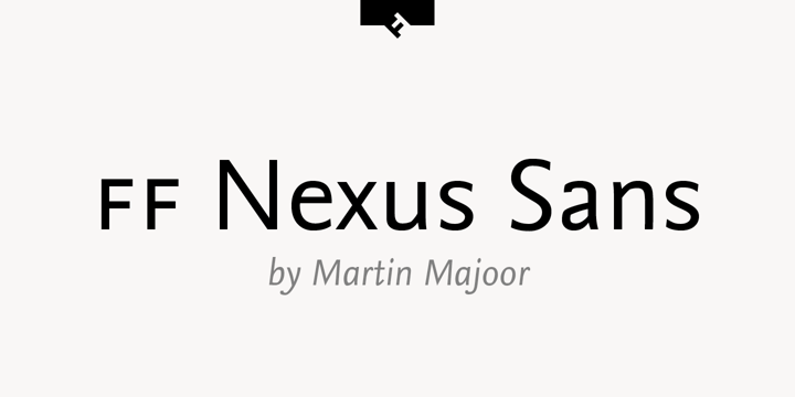 FF Nexus Sans Font Poster 1
