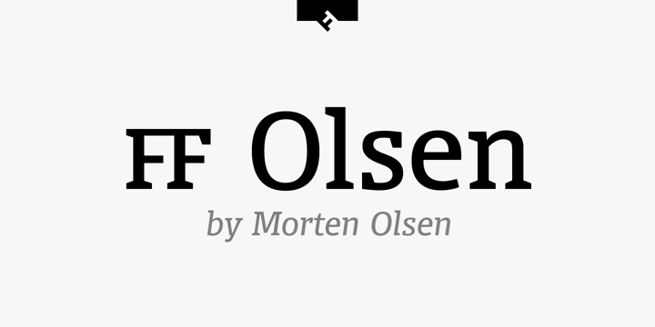FF Olsen Font Poster 1