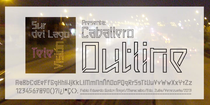 Caballero Font Poster 5