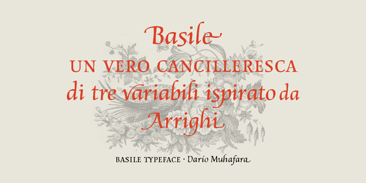 Basile Font Poster 2