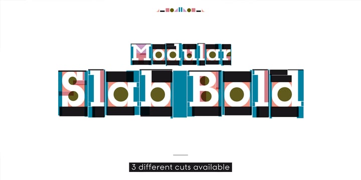 Modular Font Poster 11