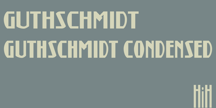 Guthschmidt Font Poster 1