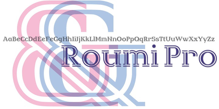 Roumi Pro Font Poster 5