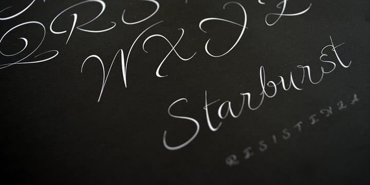 Starburst Font Poster 14