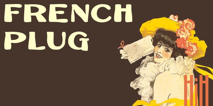 French Plug Font Poster 1