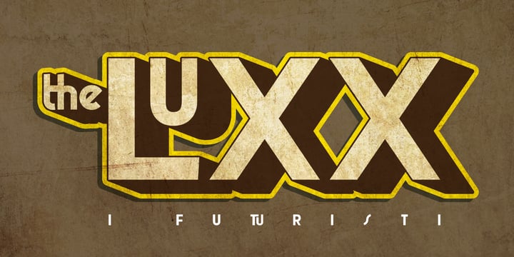 theLUXX Font Poster 1