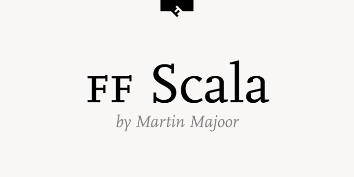 FF Scala Font Poster 1