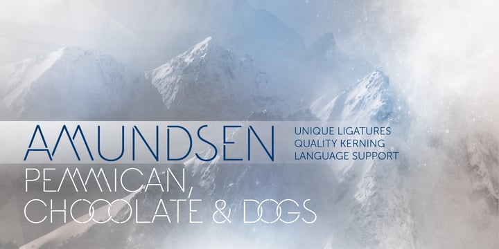 Amundsen Font Poster 3