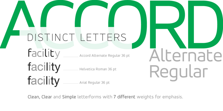 Accord Alternate Font Poster 6