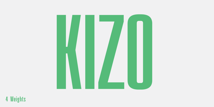 Kizo Font Poster 1