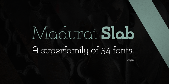 Madurai Slab Font Poster 1