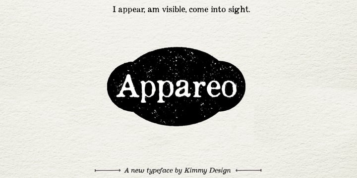 Appareo Font Poster 1