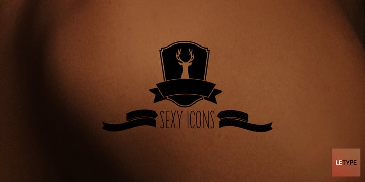 Only You Sexy Icons Font Poster 1