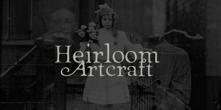 Heirloom Artcraft Font Poster 5