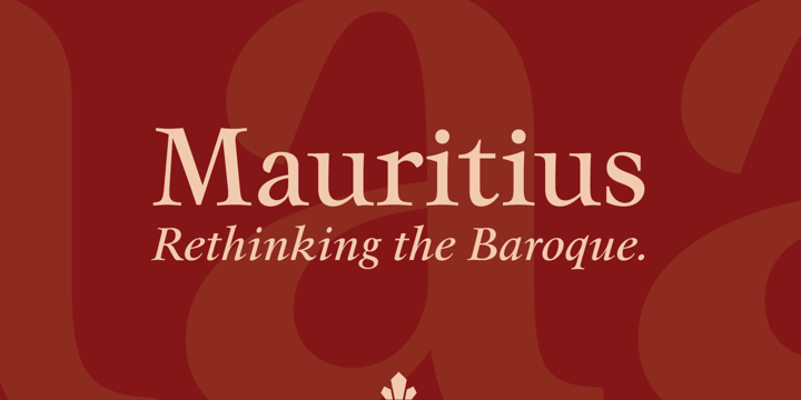 Mauritius Font Poster 1