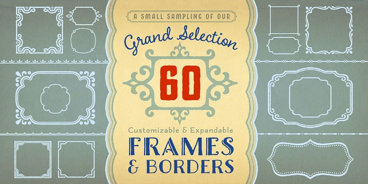 Charcuterie Font Poster 4