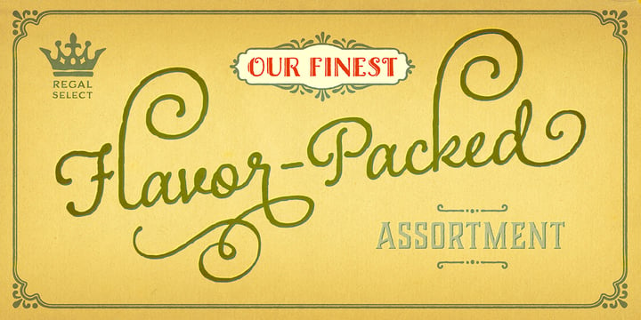 Charcuterie Font Poster 5