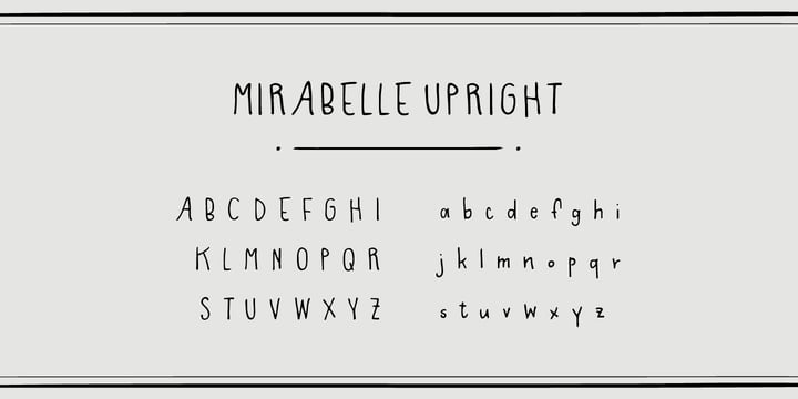 Mirabelle Font Poster 4
