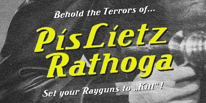 PiS LIETZ Rathoga Font Poster 1