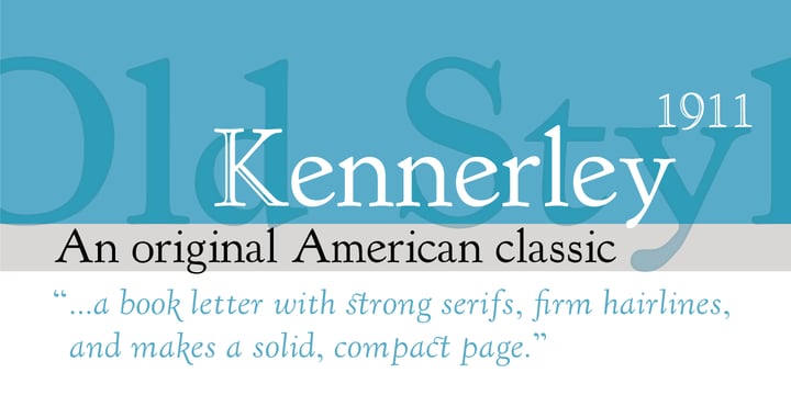 LTC Kennerley Font Poster 1