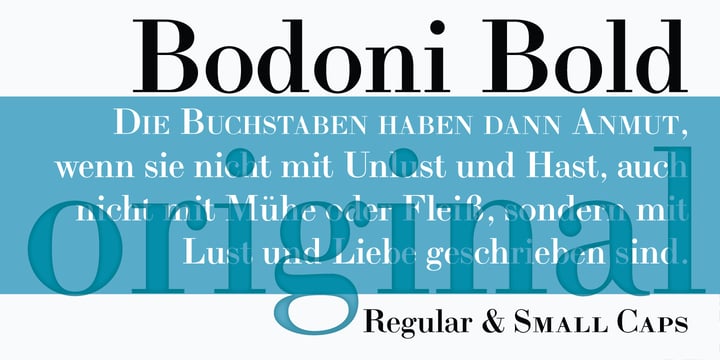 LTC Bodoni Bold Font Poster 1