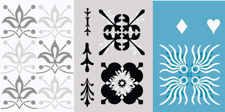 LTC Ornaments Two Font Poster 1