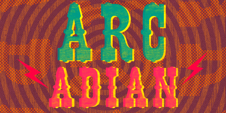 MPI Arcadian Font Poster 2
