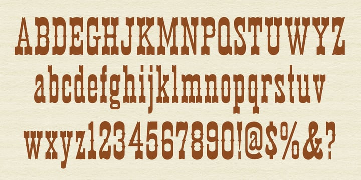MPI Egyptian Ornamented Font Poster 1