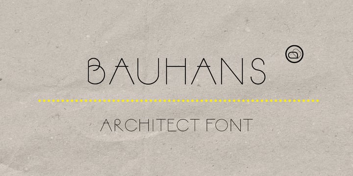 BAUHANS Font Poster 1