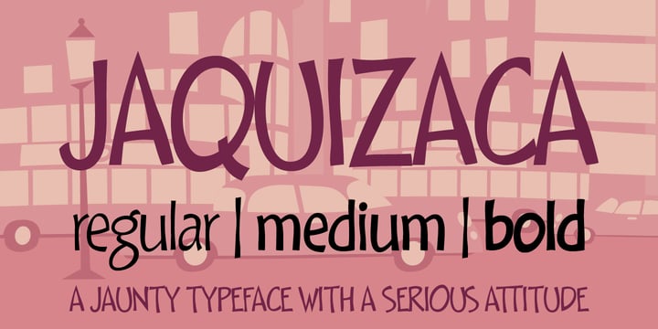 Jaquizaca Font Poster 1
