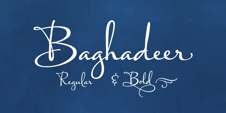 Baghadeer Font Poster 1