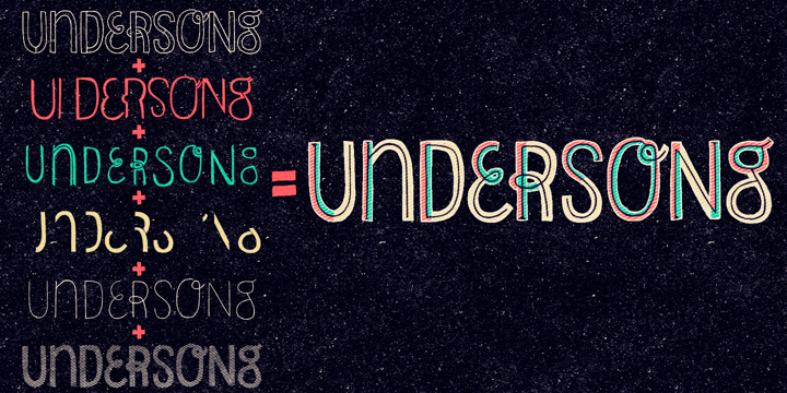 Undersong Font Poster 9