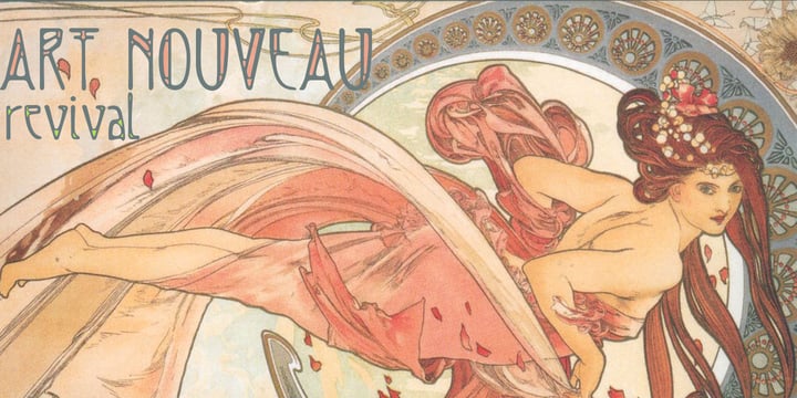 Art Nouveau SCF Font Poster 1