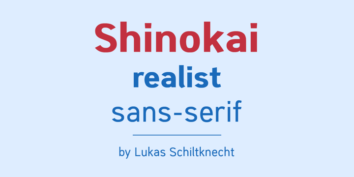 Shinokai Font Poster 1