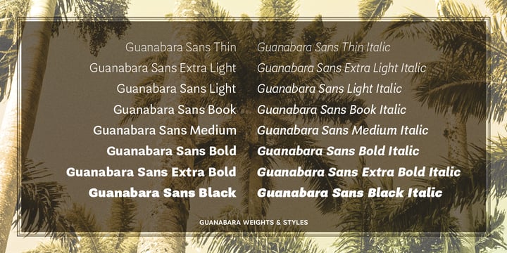 Guanabara Sans Font Poster 7