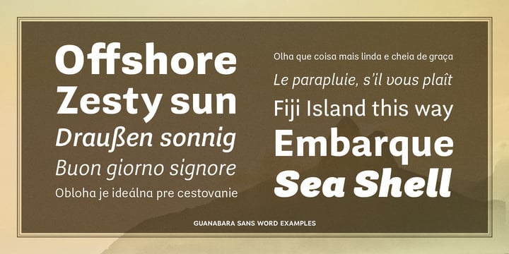 Guanabara Sans Font Poster 3