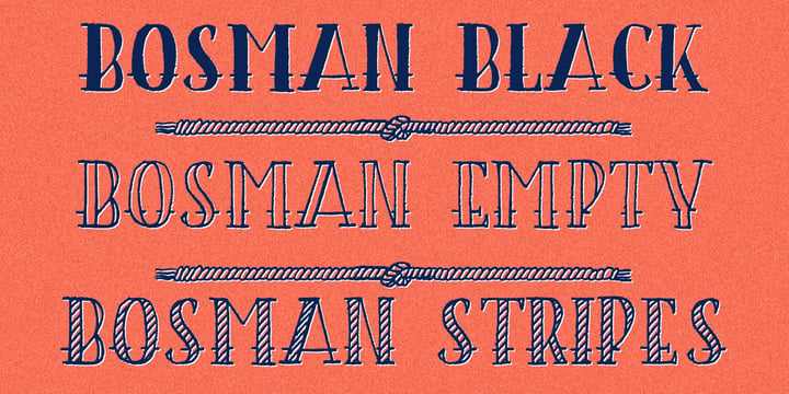 Bosman Font Poster 2
