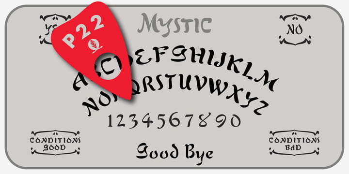 P22 Mystic Font Font Poster 6