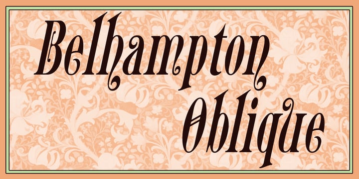 Belhampton Font Poster 7