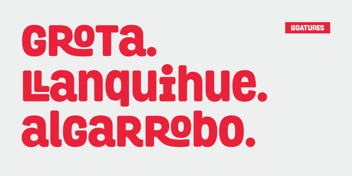 Grota Rounded Font Poster 8