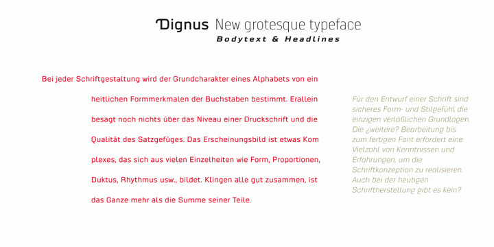 Dignus Font Poster 4